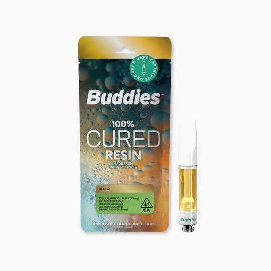 Buddies Brand - Cured Resin | 1g Vape Cartridge | Crossbow (H) - 1