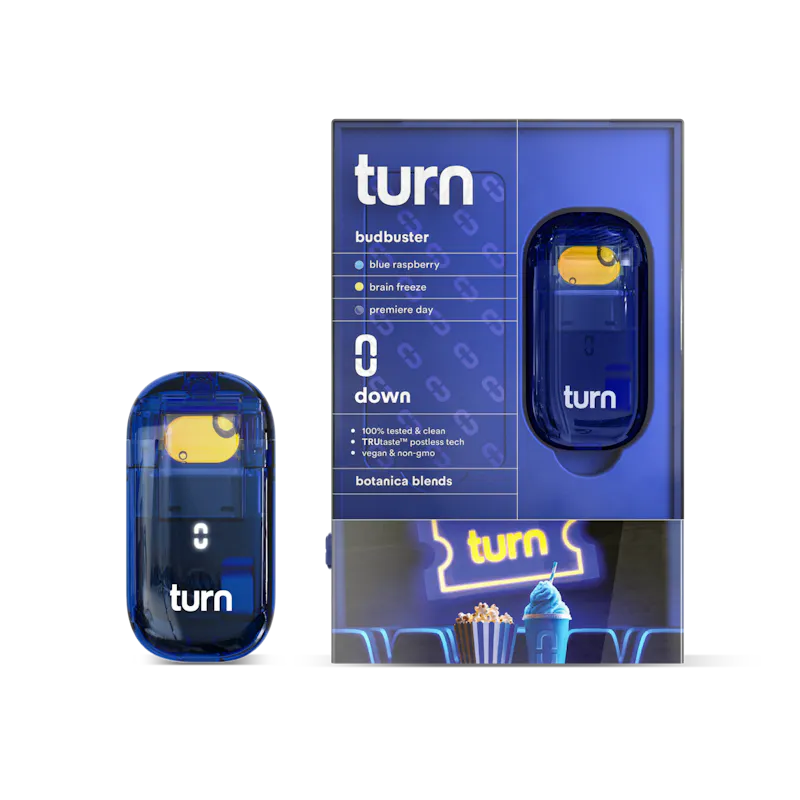 Turn Budbuster Blue Retrovision Disposable 2g