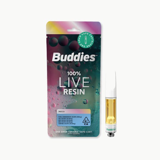 Buddies Brand - Live Resin | 1g Vape Cartridge | Legend OG (I) - 1