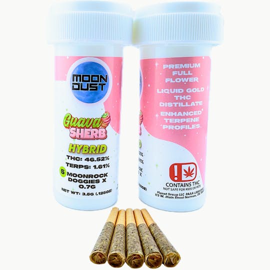MOON DUST - 3.5G MOONROCK DOGGIES - GUAVA SHERB - 1