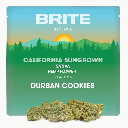 Brite Labs - BRITE Highland OCal Flower (14g) - S - Durban Cookies - 1
