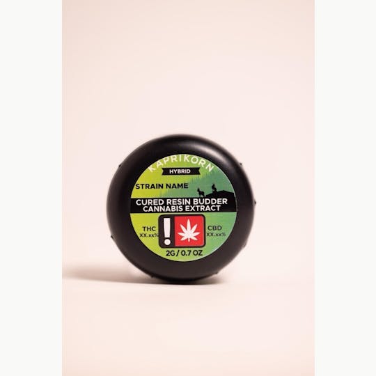 Kaprikorn - Black Amber 2g Cured Resin Budder - 1