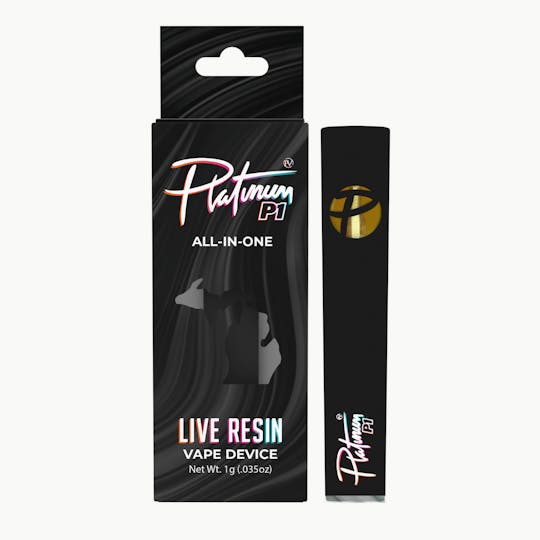 Platinum Vape - P1 Live Resin AIO - FPOG 1G - Hybrid - 1