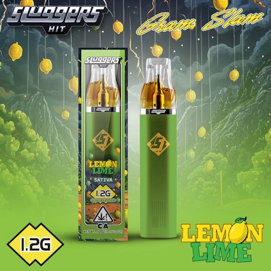 Sluggers Hit - Sluggers - AIO Vape - 1g - Lemon Lime - 1