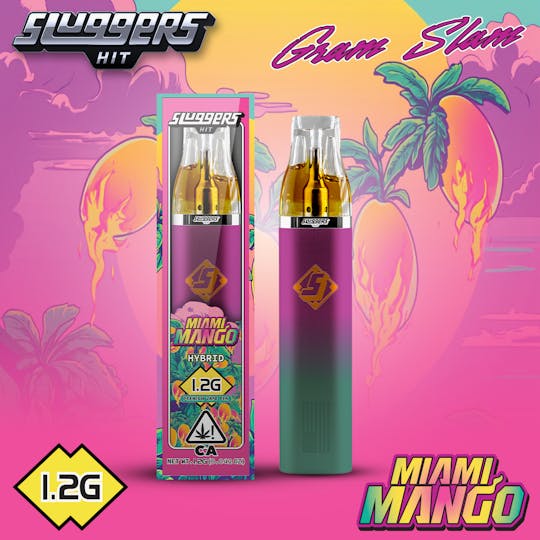 Sluggers Hit - Sluggers - AIO Vape - 1.2g - Miami Mango - 1