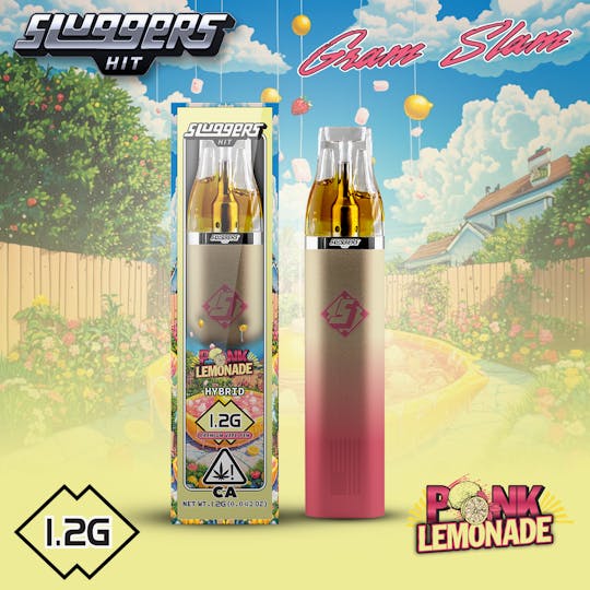 Sluggers Hit - Sluggers - AIO Vape - 1.2g - Pink Lemonade - 1