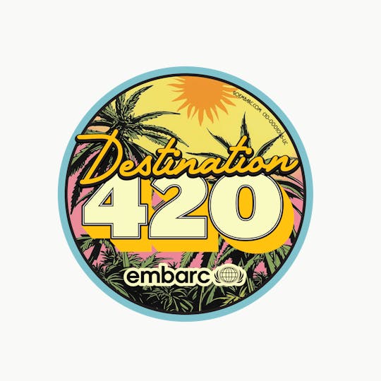 Embarc Brand - EMBARC - ALAMEDA DESTINATION 420 STICKER - 1