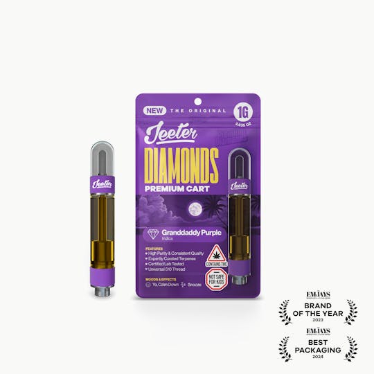 Jeeter - Jeeter Diamonds Premium Cart | Granddaddy Purple - 1