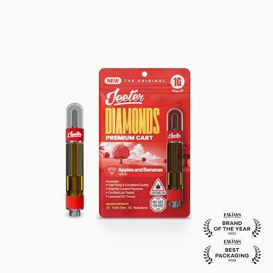 Jeeter - Jeeter Diamonds Premium Cart | Apples and Bananas - 1