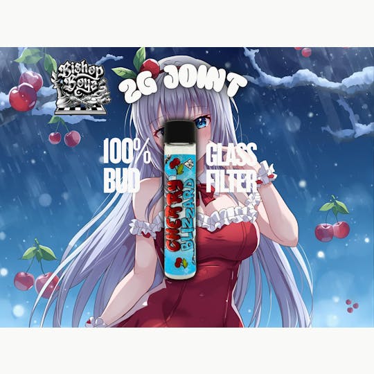 Bishop Boyz - Bishop Boyz 2g All Bud Preroll w/ Glass Tip Cherry Blizzard - 1