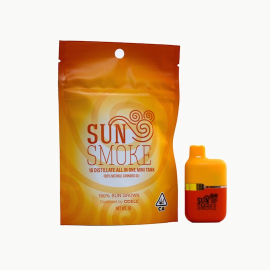 SunSmoke - SunSmoke 1g Distillate AIO Vape Passionfruit Pleaser (H) - 1