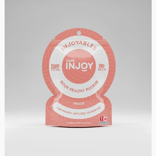 Cure Injoy - Cure Injoy - Sour Peachy Pucker - 2500MG (HYBRID) - 1