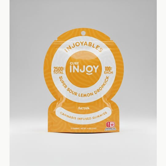 Cure Injoy - Cure Injoy - Super Sour Lemon Dropkick - 2500MG (HYBRID) - 1