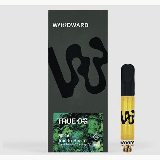 Woodward Fine Cannabis - Woodward | True OG | Cured Resin Cartridges | 1G - 1