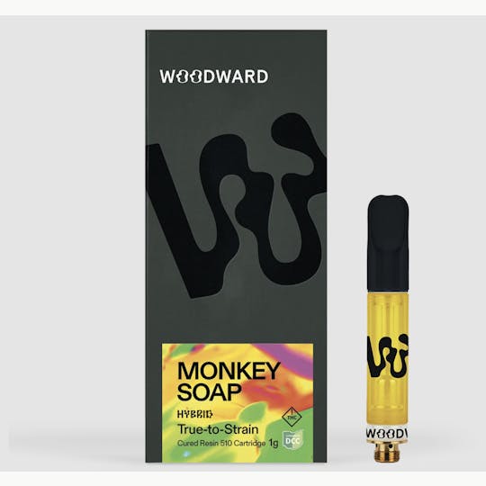 Woodward Fine Cannabis - Woodward | Monkey Soap | Cured Resin Cartridges | 1G - 1