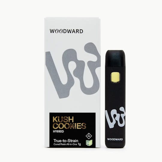 Woodward Fine Cannabis - Woodward | Kush Cookies | AIO Vapes | 1G - 1