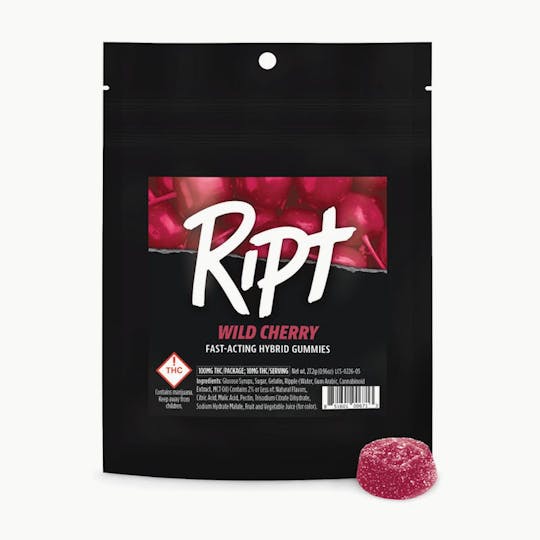 Ript - Ript - Wild Cherry Gummies 100mg 10pk - 1