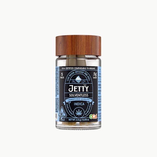 Jetty Extracts - Papaya Bomb x Papaya Bomb OCal Live Rosin Infused Pre-Roll 5 Pack (2.5g) - 1