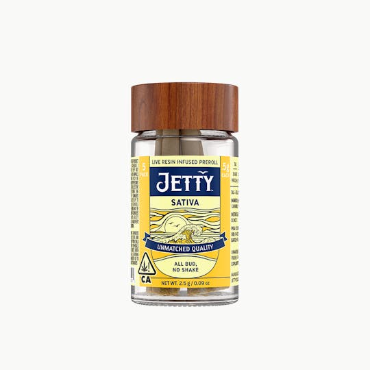 Jetty Extracts - GMO x Mule Fuel Live Resin Infused Pre-Roll 5 Pack (2.5g) - 1