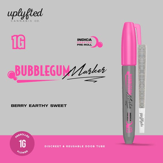 Uplyfted Cannabis Co - Bubblegum Marker 1g Pre-Roll - 1