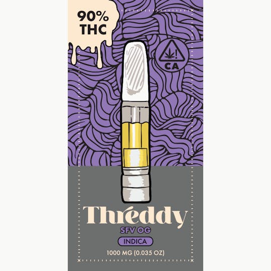 Threddy - Threddy - SFV OG - 1G - Vape Cart - 1