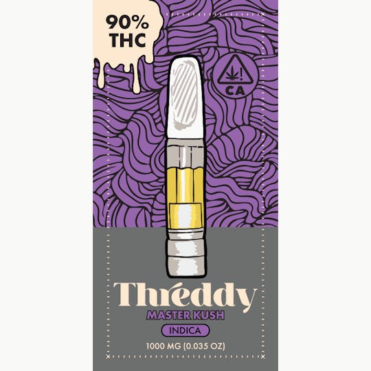 Threddy - Threddy - Master Kush - 1G - Vape Cart - 1