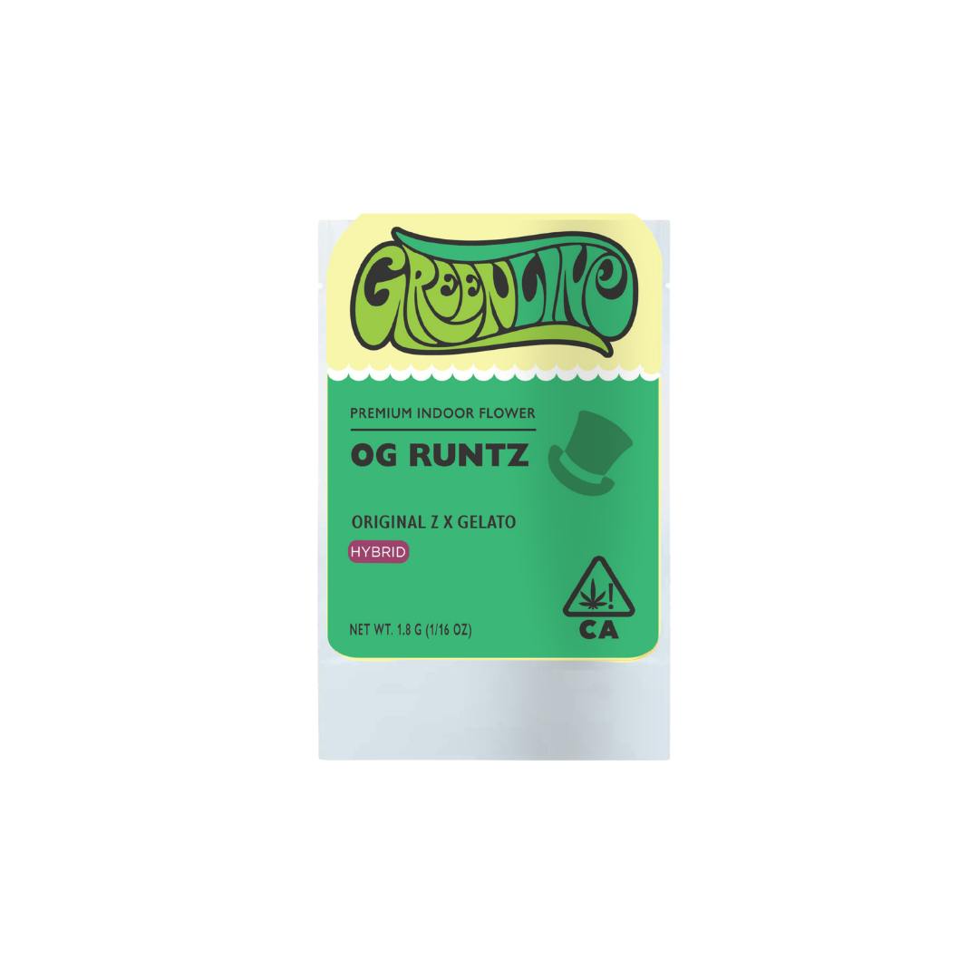 OG Runtz - 1/16 oz - Indoor - Hybrid - 1.8g - YB Delivery - Apple