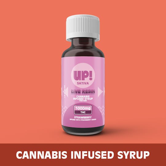UP! - Strawberry (Sativa) Syrup 1000mg - 1