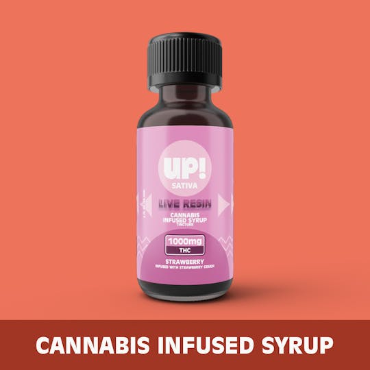 UP! - Strawberry (Sativa) Syrup 1000mg - 1