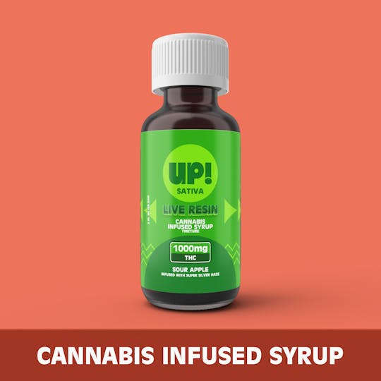 UP! - Sour Apple (Sativa) Syrup 1000mg - 1