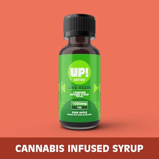 UP! - Sour Apple (Sativa) Syrup 1000mg - 1