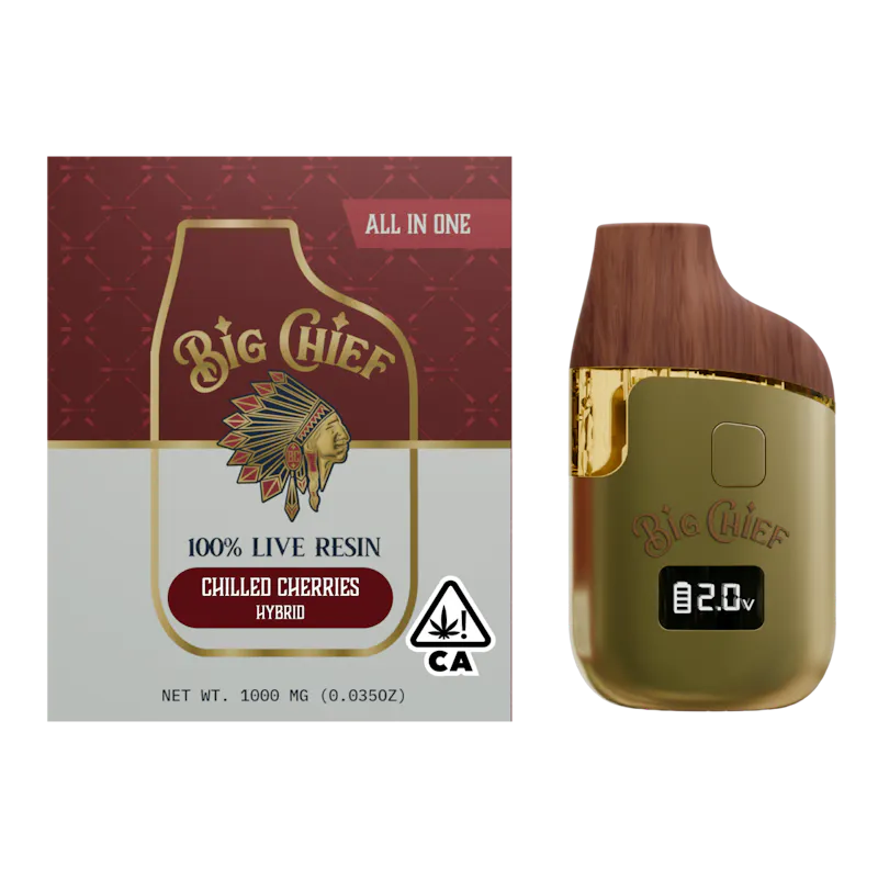 Big Chief Chilled Cherries Live Resin Disposable 1g