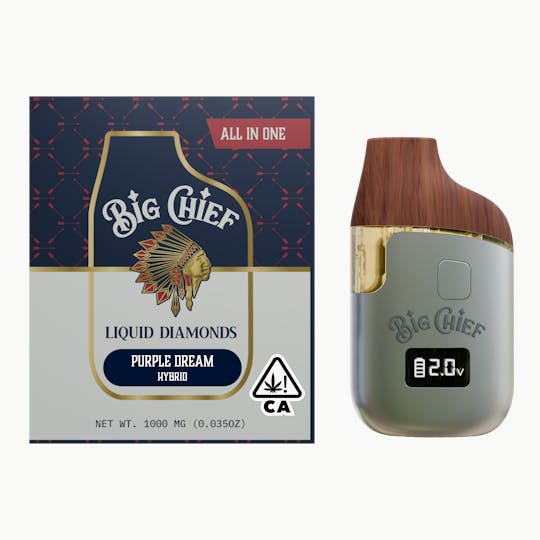 Big Chief - PURPLE DREAM-Liquid Diamonds 1G All-in-One - 1