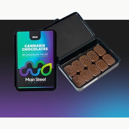 Main Street Health - Blueberry Chocolate Bar - 200MG - Chocolates - 1
