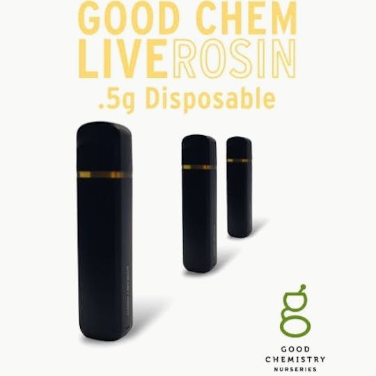Good Chemistry - Sugared Strawberries Live Rosin Disposable Vape | 0.5g - 1