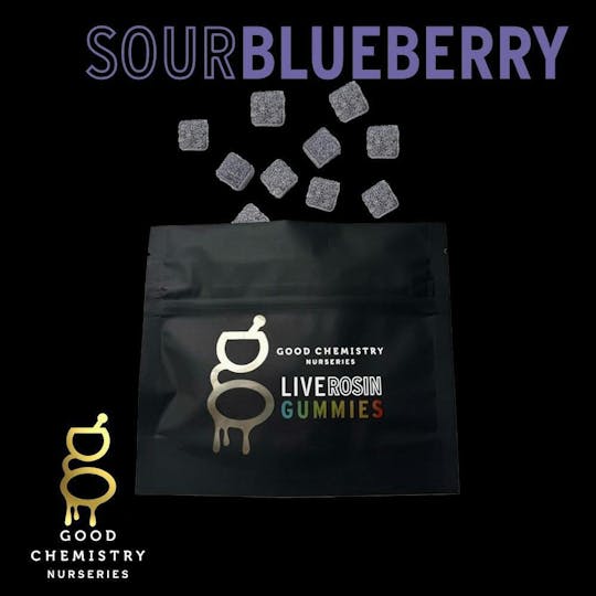 Good Chemistry - Sweet & Sour Blueberry Live Rosin Gummies | 100mg - 1