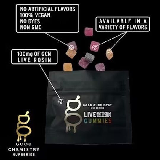 Good Chemistry - Tangerine Live Rosin Gummies | 100mg - 1