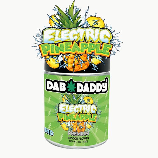 Dab Daddy Ⓡ - Electric Pineapple Flower Dab Daddy® 28g Premium Indoor Flower - 1