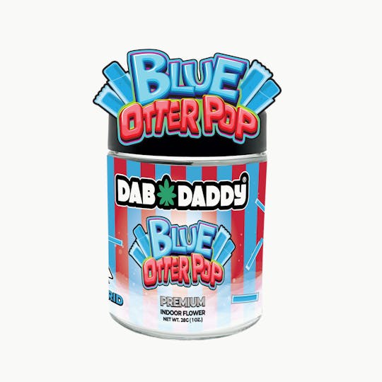 Dab Daddy Ⓡ - Blue Otter Pop Flower Dab Daddy® 28g Premium Indoor Flower - 1