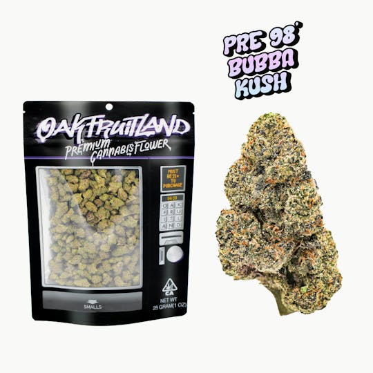 Oakfruitland (OFL) - Pre 98 Bubba Kush Premium Flower 28g - Funsize Series - 1