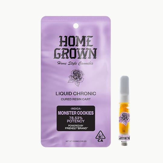 Home Grown - Monster Cookies Cured Resin 510 Cart - 1
