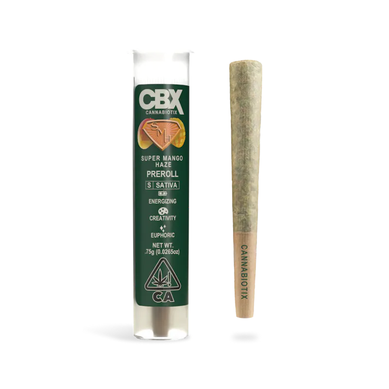 CBX Cannabiotix Super Mango Haze Joint 0.75g pre-roll