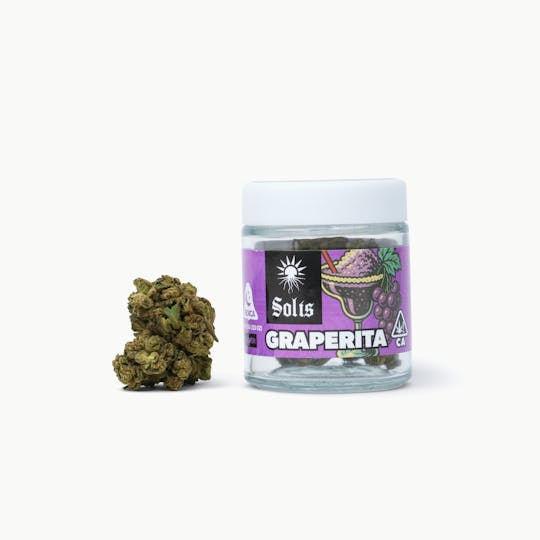 Solis - Graperita | Jarred Flower (3.5g) | Indica - 1