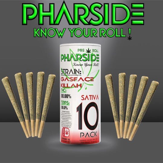 Pharside - 10 Pack of 1g Pre-rolls - Green Mayhem - 1