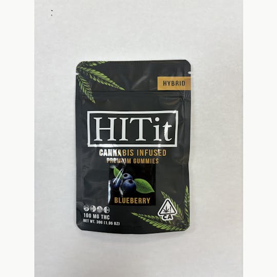 HITit Co. - Blueberry 100mg Hybrid Gummies - 1