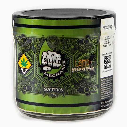 Slab Mechanix - Slab B Bud Flower - Lemon Skunk 14g - 1