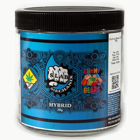 Slab Mechanix - Slab B Bud Flower - Gummy Bears 28g - 1