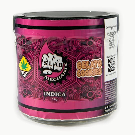Slab Mechanix - Slab B Bud Flower - Gelato Cookies 14g - 1