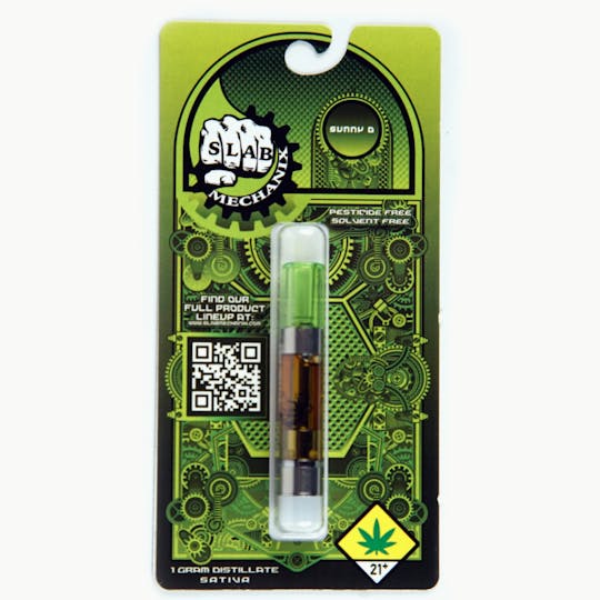 Slab Mechanix - Slab Mechanix 1G Sunny D Flavored Distillate Vape Cart - 1