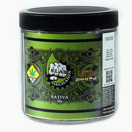 Slab Mechanix - Slab B Bud Flower - Lemon Skunk 28g - 1